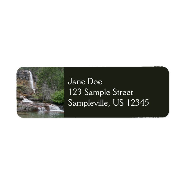 Virginia Falls II at Glacier National Park (Vorne)