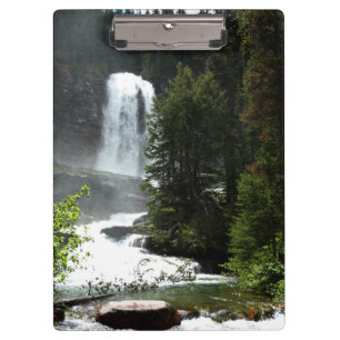 Virginia Falls im Glacier-Nationalpark Klemmbrett