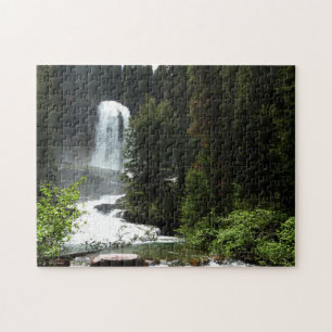 Virginia Falls im Glacier-Nationalpark Puzzle