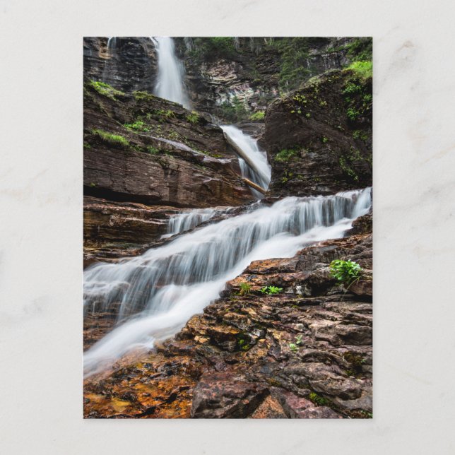 Virginia Falls Postkarte (Vorderseite)