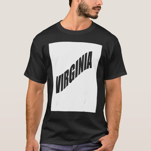 Virginia Family Wiedersehen Nachname Team Custom T-Shirt (Vorderseite)