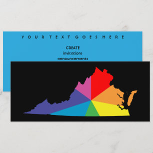 Virginia-Farbburge Einladung