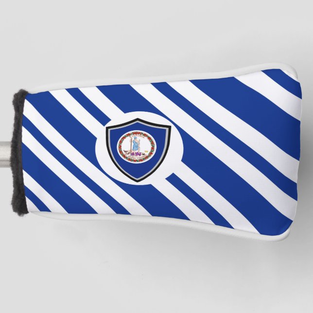 Virginia-Flagge Golf Headcover (Vorderseite)