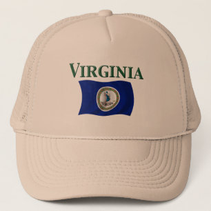 Virginia-Flagge Truckerkappe