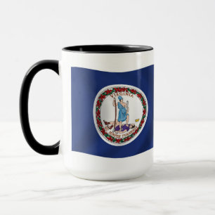 Virginia-Flaggen-Tasse Tasse