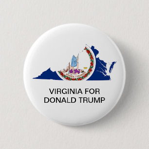 Virginia für DONALD TRUMP 2020 Präsidentschaftss Button