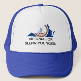 Virginia für GLENN YOUNGKIN GOVERNOR Trucker Hat Truckerkappe