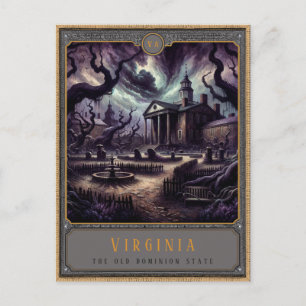Virginia Gothic Art Postkarte