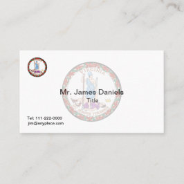 Virginia Great Siegel Visitenkarte