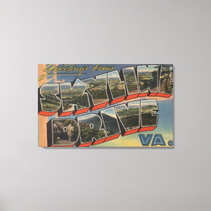 Virginia - Himmel-Line-Antrieb (Nationalpark) Leinwanddruck