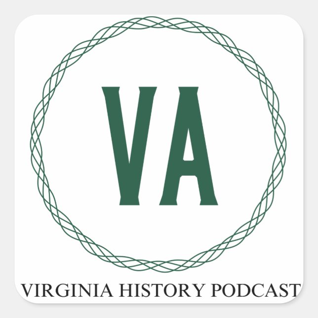 Virginia History Podcast Logo Sticker (Vorderseite)