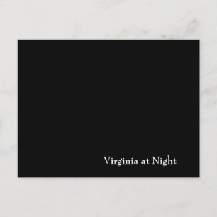 Virginia in der Nacht Postkarte