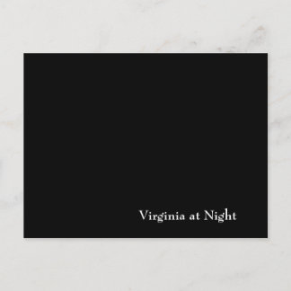 Virginia in der Nacht Postkarte