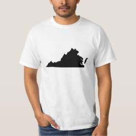 Virginia in Schwarz und Weiß T-Shirt