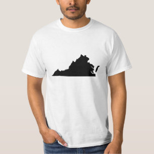 Virginia in Schwarzweiß T-Shirt