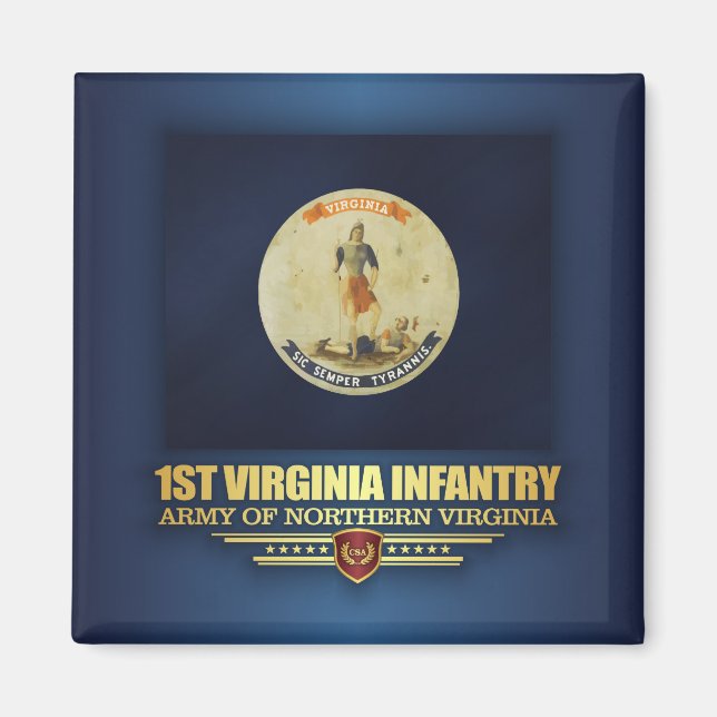 Virginia Infantry (f10) Magnet (Vorne)