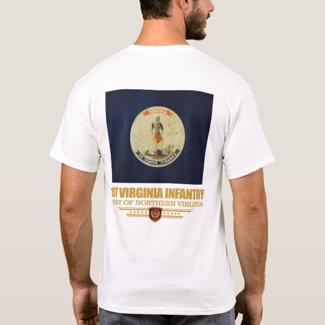 Virginia Infantry (f10) T-Shirt (Rückseite)