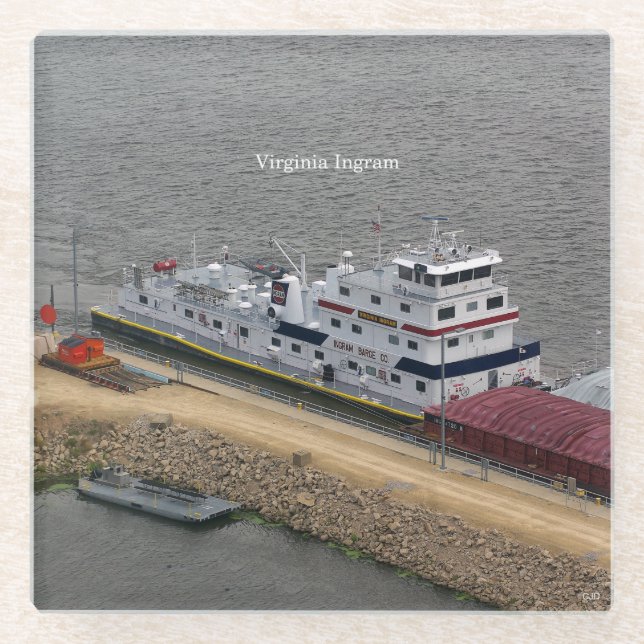 Virginia Ingram Untersetzer (Vorderseite)