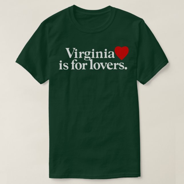 Virginia ist für die Liebenden Virginia Staat T-Shirt (Design vorne)