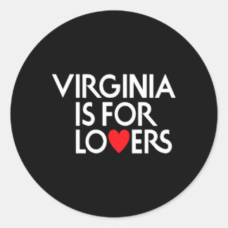 Virginia ist für die runder aufkleber