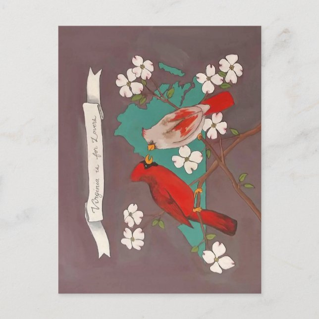 Virginia ist für Liebende Postkarte (Vorderseite)