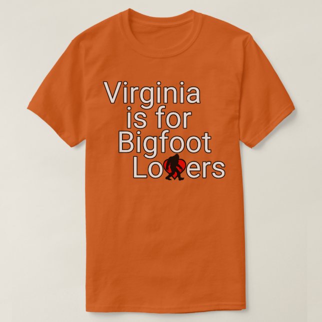 Virginia ist für Liebende T-Shirt (Design vorne)