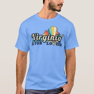 Virginia ist für Liebeskarten Vintag T-Shirt