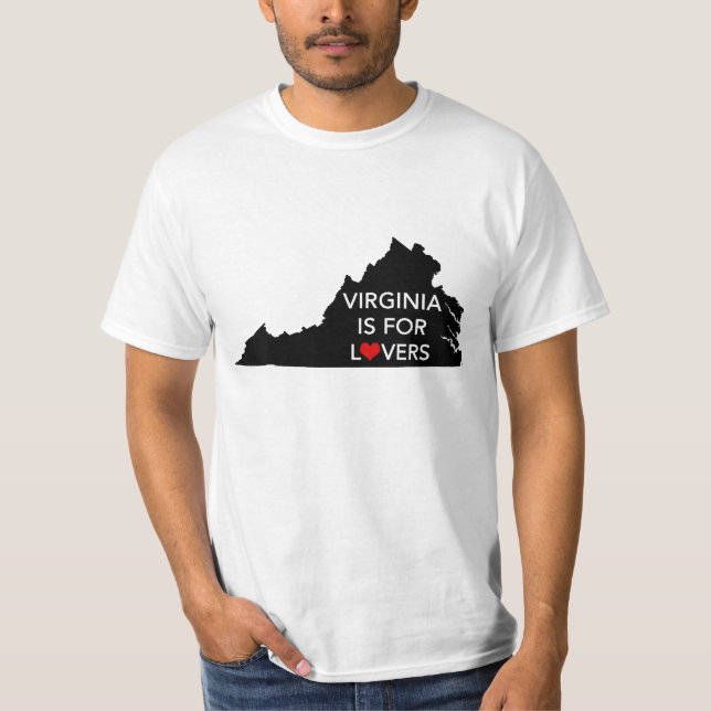 Virginia ist für Liebhaber T-Shirt (Vorderseite)