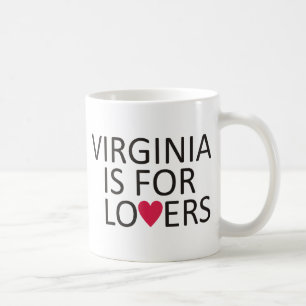 Virginia ist für Liebhaber Tasse