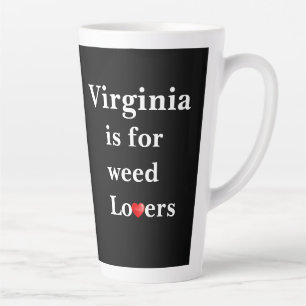 Virginia ist für Weed Lovers Personalisiert Milchtasse