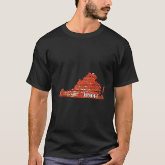 Virginia ist Zuhause Barn Wood Staatsstolz T-Shirt