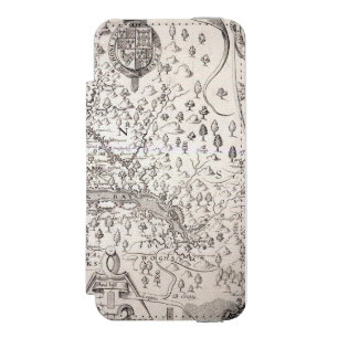 Virginia-Karte, 1612 Incipio Watson™ iPhone 5 Geldbörsen Hülle