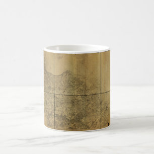 Virginia Karte Alexandria bis Potomac Fluss 1860 Tasse