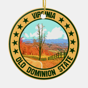 Virginia Keramik Ornament