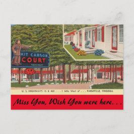 Virginia, Kit Carson Court, Farmville Postkarte
