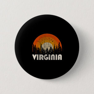Virginia - lustige Natur Vintage Wandern 60er 70er Button
