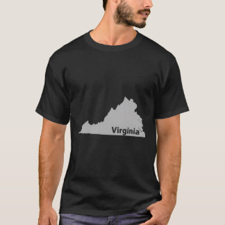 Virginia Map Staat Zuhause Pride Geschenk T-Shirt