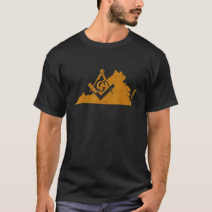 Virginia Masons Grand Lodge Af&am Freemason Vater T-Shirt