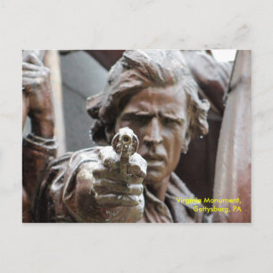 Virginia Monument, Postkarte von Gettysburg