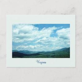 Virginia Mountain View Post Card Postkarte