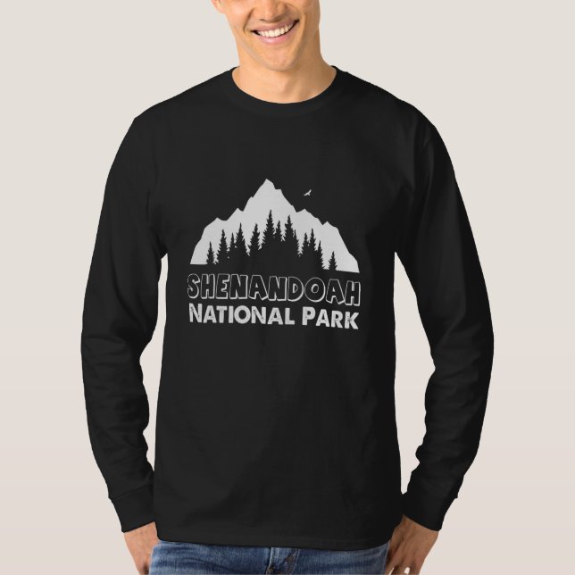 Virginia National Park Shenandoah Souvenir Mountai T-Shirt (Vorderseite)