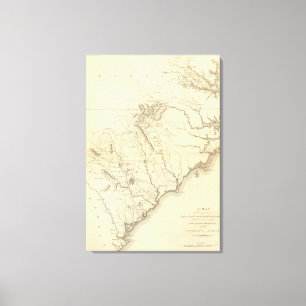 Virginia, North Carolina, South Carolina 2 Leinwanddruck