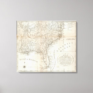 Virginia, North Carolina, South Carolina Leinwanddruck