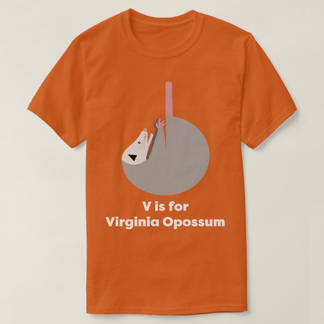 Virginia Possum TShirt (Design vorne)