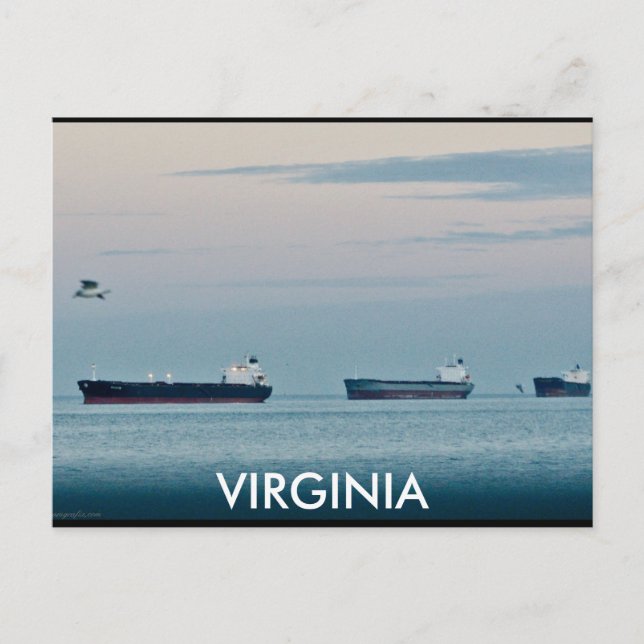 VIRGINIA POSTKARTE (Vorderseite)