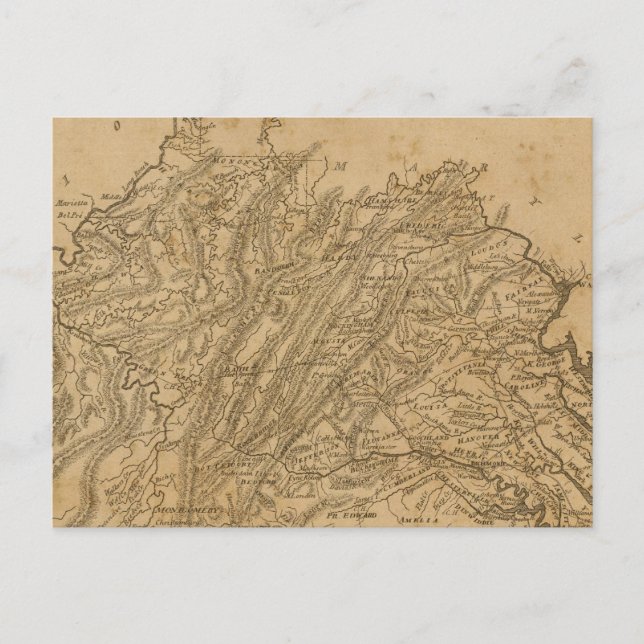 Virginia Postkarte (Vorderseite)