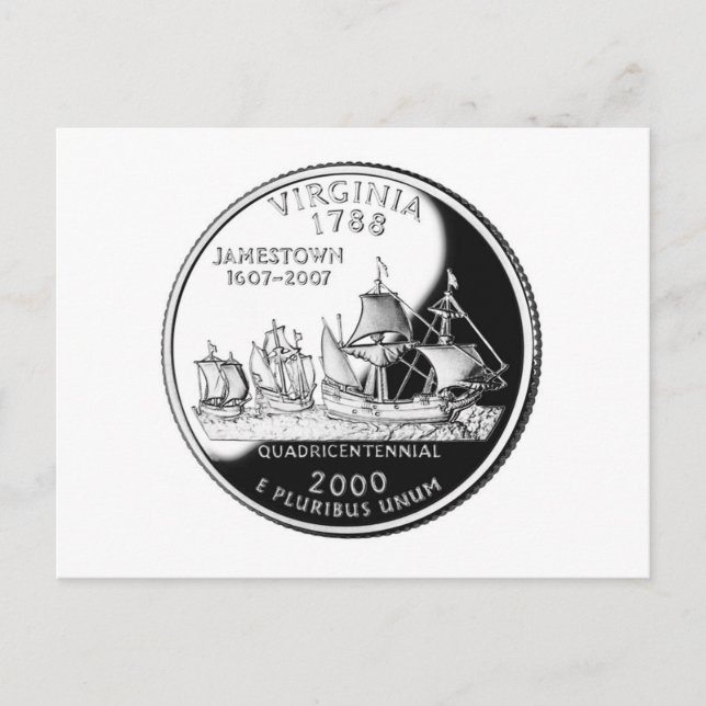 Virginia Postkarte (Vorderseite)