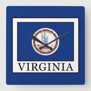Virginia Quadratische Wanduhr