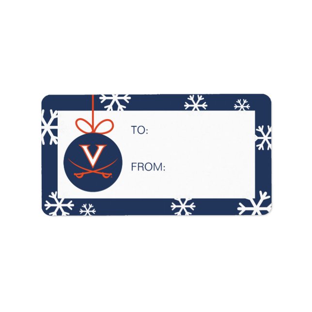 Virginia Reiter | Holiday Adressaufkleber (Vorne)