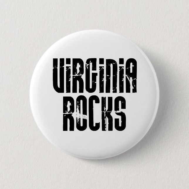 Virginia Rocks Button (Vorderseite)